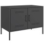 Muebles de TV 2 piezas acero negro 68x39x50,5 cm de , Muebles TV - Ref: Foro24-842935, Precio: 168,69 €, Descuento: %