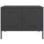 Muebles de TV 2 piezas acero negro 68x39x50,5 cm de , Muebles TV - Ref: Foro24-842935, Precio: 168,69 €, Descuento: %