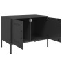 Muebles de TV 2 piezas acero negro 68x39x50,5 cm de , Muebles TV - Ref: Foro24-842935, Precio: 168,69 €, Descuento: %