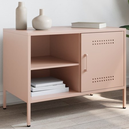 TV-Möbel aus rosa Stahl, 68x39x50,5 cm. von , TV-Möbel - Ref: Foro24-842996, Preis: 95,88 €, Rabatt: %