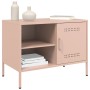 Mueble de TV acero rosa 68x39x50,5 cm de , Muebles TV - Ref: Foro24-842996, Precio: 95,88 €, Descuento: %