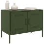 Mueble de TV de acero verde oliva 68x39x50,5 cm de , Muebles TV - Ref: Foro24-842942, Precio: 99,41 €, Descuento: %