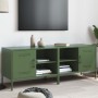 TV-Möbel, 2-teilig, Oliven-Grün, aus Stahl, 68x39x50,5 cm. von , TV-Möbel - Ref: Foro24-843003, Preis: 173,78 €, Rabatt: %