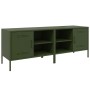 Muebles de TV 2 piezas acero verde oliva 68x39x50,5 cm de , Muebles TV - Ref: Foro24-843003, Precio: 173,89 €, Descuento: %