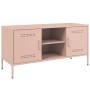 TV-Möbel aus rosa Stahl, 100,5x39x50,5 cm. von , TV-Möbel - Ref: Foro24-842989, Preis: 123,66 €, Rabatt: %