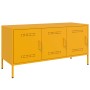 Mustard yellow steel TV stand 100.5x39x50.5 cm by , TV Furniture - Ref: Foro24-842949, Price: 124,97 €, Discount: %