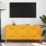 Mustard yellow steel TV stand 100.5x39x50.5 cm by , TV Furniture - Ref: Foro24-842949, Price: 124,97 €, Discount: %