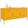 Mustard yellow steel TV stand 100.5x39x50.5 cm by , TV Furniture - Ref: Foro24-842949, Price: 124,97 €, Discount: %