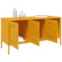 Mustard yellow steel TV stand 100.5x39x50.5 cm by , TV Furniture - Ref: Foro24-842949, Price: 124,97 €, Discount: %