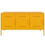 Mustard yellow steel TV stand 100.5x39x50.5 cm by , TV Furniture - Ref: Foro24-842949, Price: 124,97 €, Discount: %