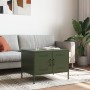 Cold-rolled steel olive green coffee table 68x50x50.5 cm by , Coffee table - Ref: Foro24-843034, Price: 114,88 €, Discount: %