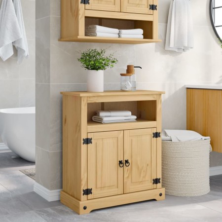 Corona solid pine wood bathroom cabinet 70x33x80 cm by , Bathroom furniture - Ref: Foro24-4013405, Price: 115,30 €, Discount: %