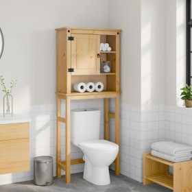 Solid pine wood Corona bathroom furniture for washing machine by , Bathroom furniture - Ref: Foro24-4013407, Price: 114,77 €,...