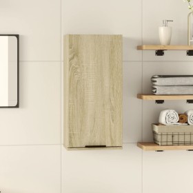 Sonoma oak wall-mounted bathroom cabinet 32x20x67 cm by , bathroom vanities - Ref: Foro24-849654, Price: 37,52 €, Discount: %