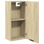 Wand-Badezimmerschrank in Sonoma-Eiche, 32x20x67 cm. von , Badezimmerwaschtische - Ref: Foro24-849654, Preis: 38,20 €, Rabatt: %