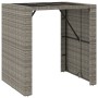 5-piece garden bar set with gray PE rattan cushions by , Garden sets - Ref: Foro24-3261508, Price: 375,27 €, Discount: %