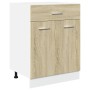 Küchenunterschrank mit Schublade aus Eichenholz Sonoma 60x46x81,5 cm von , Küchenschränke - Ref: Foro24-849614, Preis: 77,72 ...