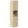 Armario de baño madera ingeniería roble Sonoma 30x30x130 cm de , Tocadores de baño - Ref: Foro24-849635, Precio: 63,78 €, Des...