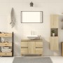 Armario de baño madera ingeniería roble Sonoma 30x30x130 cm de , Tocadores de baño - Ref: Foro24-849635, Precio: 63,78 €, Des...