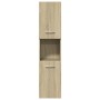 Armario de baño madera ingeniería roble Sonoma 30x30x130 cm de , Tocadores de baño - Ref: Foro24-849635, Precio: 63,78 €, Des...