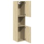 Armario de baño madera ingeniería roble Sonoma 30x30x130 cm de , Tocadores de baño - Ref: Foro24-849635, Precio: 63,78 €, Des...