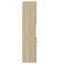 Armario de baño madera ingeniería roble Sonoma 30x30x130 cm de , Tocadores de baño - Ref: Foro24-849635, Precio: 63,78 €, Des...