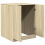 Sonoma oak washing machine cabinet 70.5x71.5x91.5 cm by , Accessories for washing machines and dryers - Ref: Foro24-849649, P...