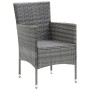 Garden dining chairs 4 units gray synthetic rattan by vidaXL, Garden chairs - Ref: Foro24-310563, Price: 271,96 €, Discount: %