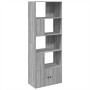 Engineered wood Sonoma gray bookshelf 70x36x189 cm by , Bookcases and shelves - Ref: Foro24-3295322, Price: 128,99 €, Discoun...