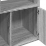 Estantería madera de ingeniería gris Sonoma 70x36x189 cm de , Librerías y estanterías - Ref: Foro24-3295322, Precio: 129,16 €...