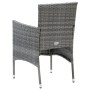 Garden dining chairs 4 units gray synthetic rattan by vidaXL, Garden chairs - Ref: Foro24-310563, Price: 271,96 €, Discount: %