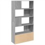 Estantería madera de ingeniería gris Sonoma 100x36x189 cm de , Librerías y estanterías - Ref: Foro24-3295329, Precio: 153,99 ...