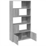 Estantería madera de ingeniería gris Sonoma 100x36x189 cm de , Librerías y estanterías - Ref: Foro24-3295329, Precio: 154,30 ...