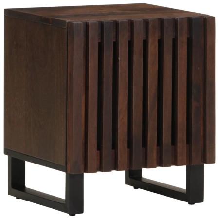 Mesita de noche de madera maciza de mango 40x34x46 cm de , Mesitas de noche - Ref: Foro24-377420, Precio: 68,14 €, Descuento: %