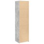 Aparador alto madera de ingeniería gris 50x41x185 cm de , Aparadores - Ref: Foro24-3281683, Precio: 125,62 €, Descuento: %