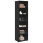 Schwarzer hoher Schrank aus Spanplatte 50x41x185 cm von , Sideboards - Ref: Foro24-3281681, Preis: 129,81 €, Rabatt: %