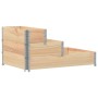 Raised flowerbed with 3 levels made of solid pine wood, 120x80 cm. by , Pots and planters - Ref: Foro24-4010309, Price: 83,30...