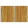 Mesa de jardín superficie de madera ratán PE beige 110x68x70 cm de , Mesas de jardín - Ref: Foro24-366357, Precio: 99,56 €, D...