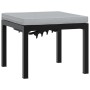 Garden bench cushions 4 pieces steel powder-coated black by , Garden sets - Ref: Foro24-3283652, Price: 287,39 €, Discount: %