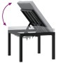 Garden bench cushions 4 pieces steel powder-coated black by , Garden sets - Ref: Foro24-3283652, Price: 287,39 €, Discount: %