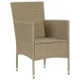 Garden chairs 4 units beige synthetic rattan by vidaXL, Garden chairs - Ref: Foro24-310564, Price: 240,99 €, Discount: %