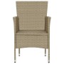 Garden chairs 4 units beige synthetic rattan by vidaXL, Garden chairs - Ref: Foro24-310564, Price: 240,99 €, Discount: %