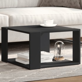 Black engineered wood coffee table 51.5x51.5x30 cm by , Coffee table - Ref: Foro24-848137, Price: 41,02 €, Discount: %