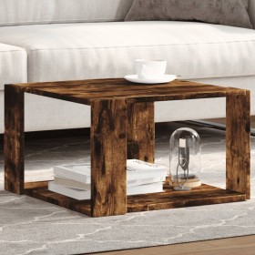 Engineered smoked oak wood coffee table 51.5x51.5x30 cm by , Coffee table - Ref: Foro24-848140, Price: 40,08 €, Discount: %