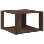 Mesa de centro madera ingeniería marrón roble 51,5x51,5x30 cm de , Mesas de centro - Ref: Foro24-848142, Precio: 41,01 €, Des...