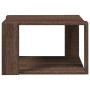 Mesa de centro madera ingeniería marrón roble 51,5x51,5x30 cm de , Mesas de centro - Ref: Foro24-848142, Precio: 41,01 €, Des...