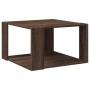 Mesa de centro madera ingeniería marrón roble 51,5x51,5x30 cm de , Mesas de centro - Ref: Foro24-848142, Precio: 41,01 €, Des...