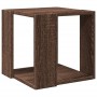 Engineered wood brown oak coffee table 32x32x30 cm by , Coffee table - Ref: Foro24-848149, Price: 28,82 €, Discount: %