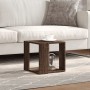 Engineered wood brown oak coffee table 32x32x30 cm by , Coffee table - Ref: Foro24-848149, Price: 28,82 €, Discount: %