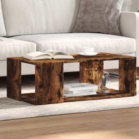 Engineered wood smoked oak coffee table 89.5x48x30 cm by , Coffee table - Ref: Foro24-848154, Price: 53,97 €, Discount: %